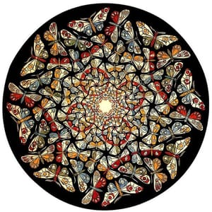 Artwork Title: Circle Limit With Butterflies