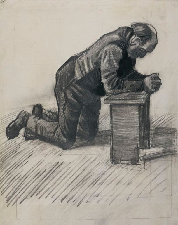 Artwork Title: Old Man Praying