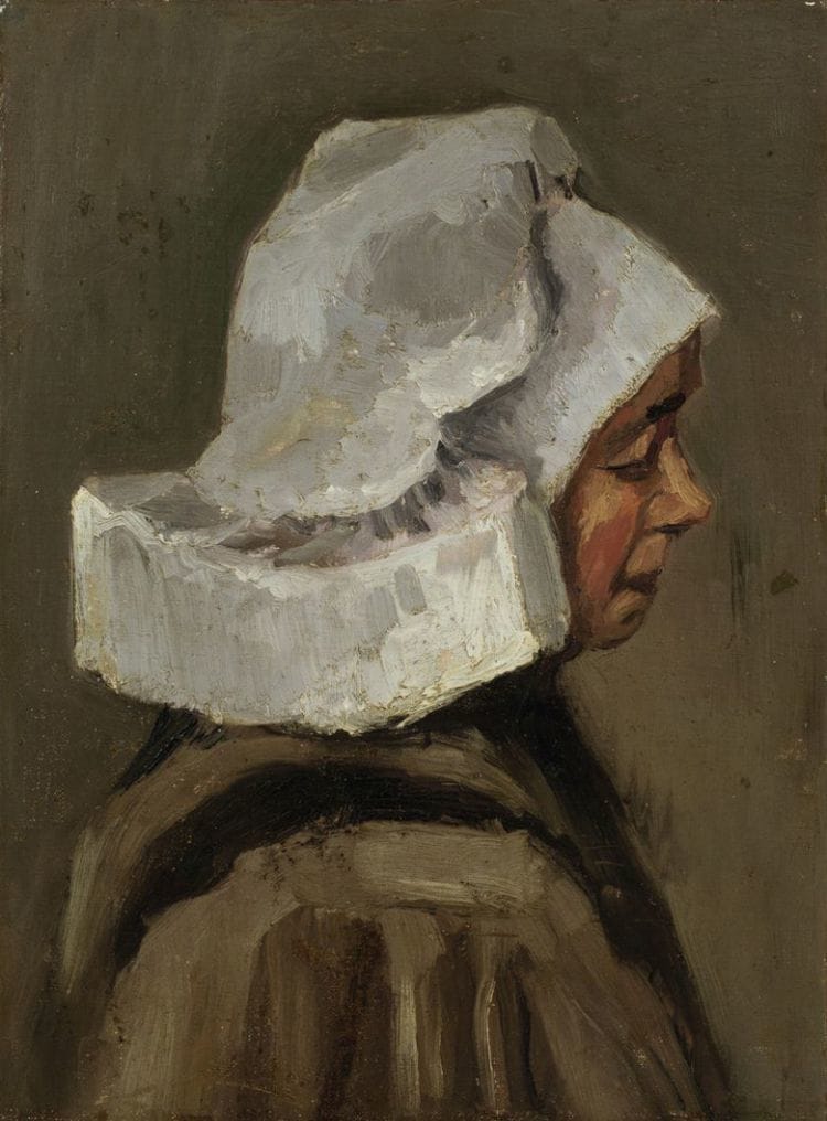 Artwork Title: Head of a Peasant Woman, Profile to the Right