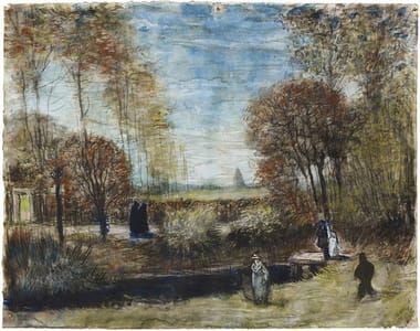 Artwork Title: The Garden of the Vicarage at Nuenen