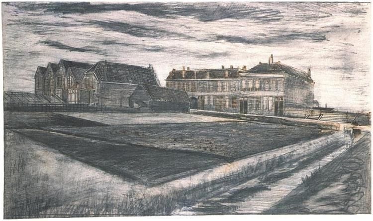 Artwork Title: The Houses on Schenkweg where Van Gogh Lived