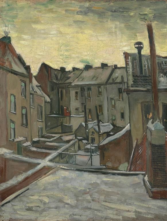 Artwork Title: Houses Seen from the Back, Antwerp
