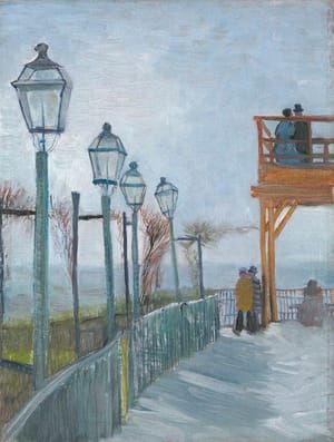 Artwork Title: Terrace and Observation Deck at the Moulin de Blute-Fin, Montmartre