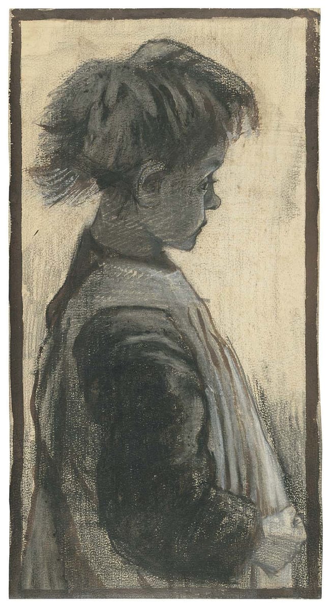 Artwork Title: Young Girl in an Apron