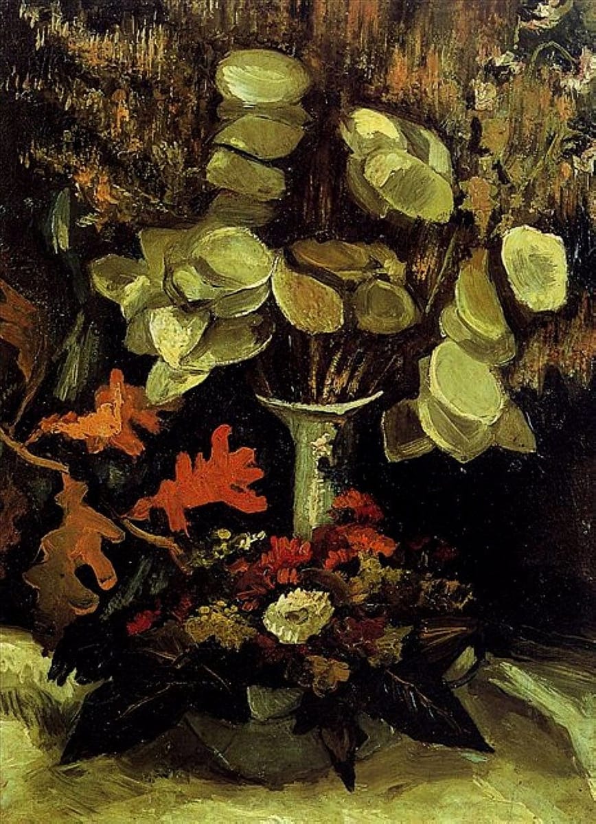 Artwork Title: Vase with Honesty -1884