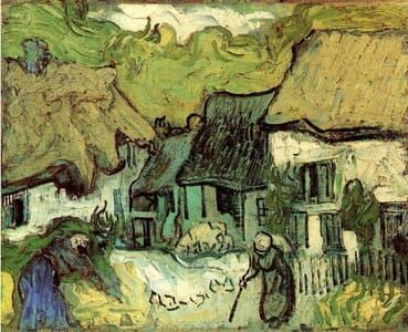Artwork Title: Thatched Cottages in Jorgus