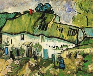 Artwork Title: Farmhouse with Two Figures