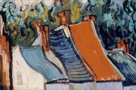 Artwork Title: Houses in Auvers