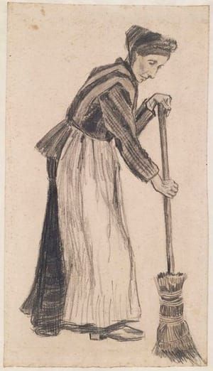 Artwork Title: Woman with a Broom The Hague, September-December