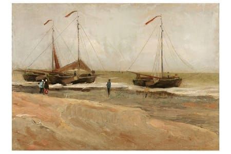 Artwork Title: The Beach at Scheveningen