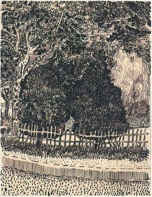 Artwork Title: Park with Fence Arles, September 1888