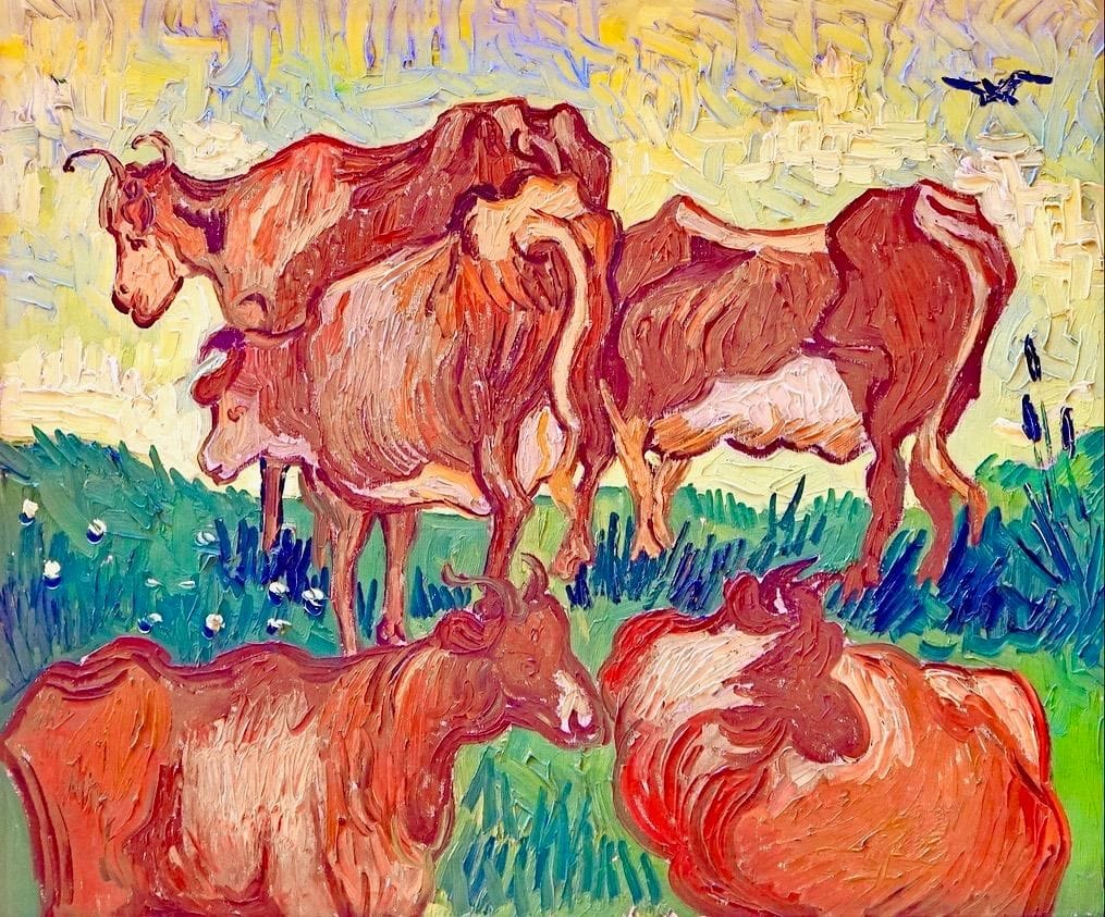Artwork Title: Cows (after Jordaens)