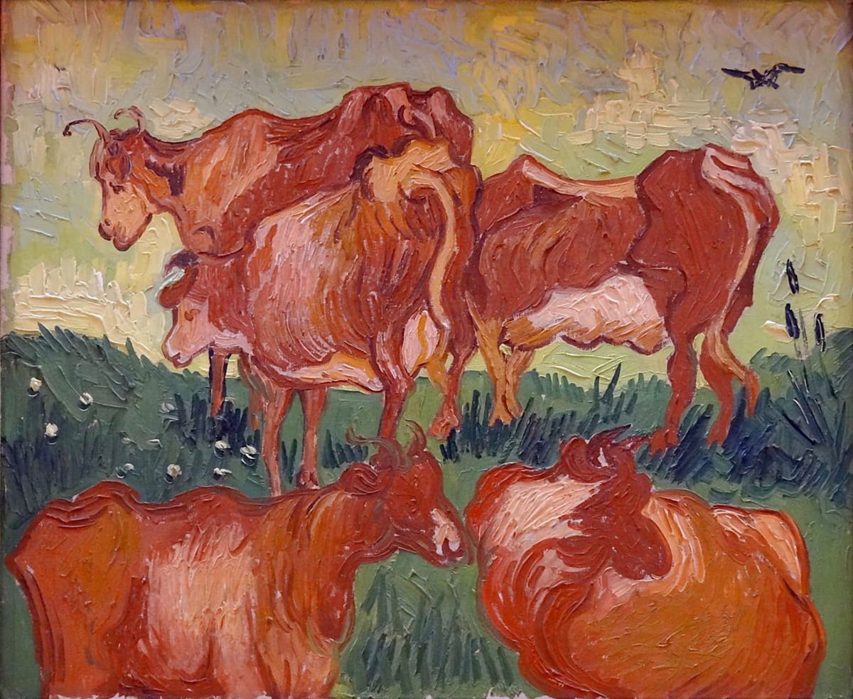 Artwork Title: Cows (after Jordaens)