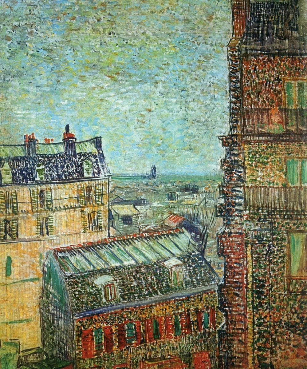 Artwork Title: View of Paris from Vincent’s Room in the Rue Lepic