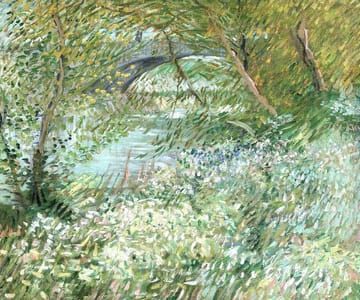 Artwork Title: River Bank in Springtime