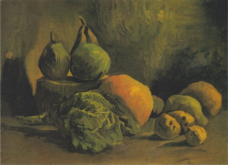 Artwork Title: Still Life with Vegetables and Fruit Nuenen