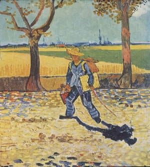 Artwork Title: Selfportrait on the Road to Tarascon (The Painter on His Way to Work)