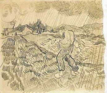 Artwork Title: Enclosed Field with a Sower in the Rain