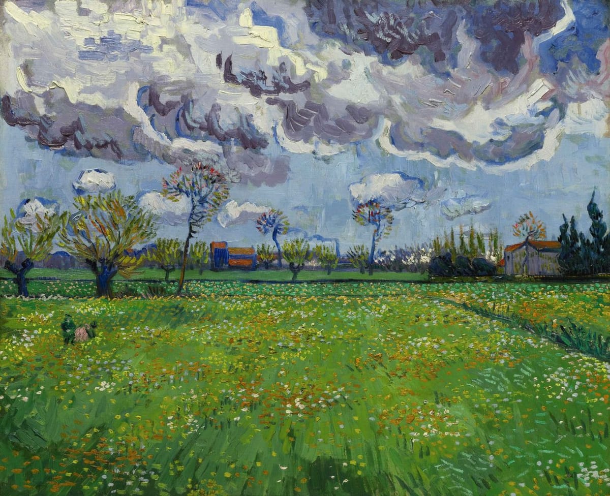 Artwork Title: Landscape under Stormy Sky