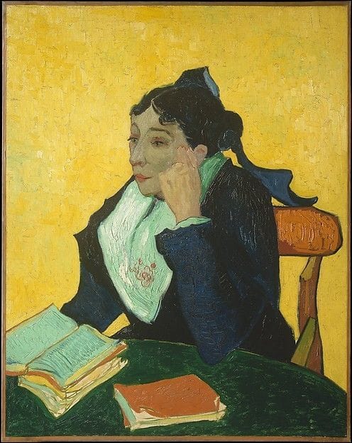 Artwork Title: L'Arlésienne: Madame Ginoux with Books (after Gauguin)