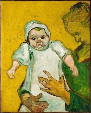 Artwork Title: Madame Roulin and Her Baby