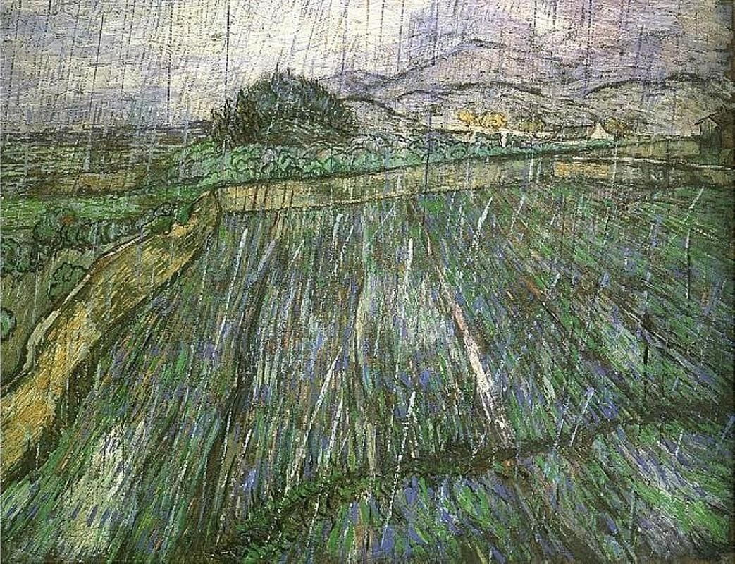 Artwork Title: Wheat Field in Rain