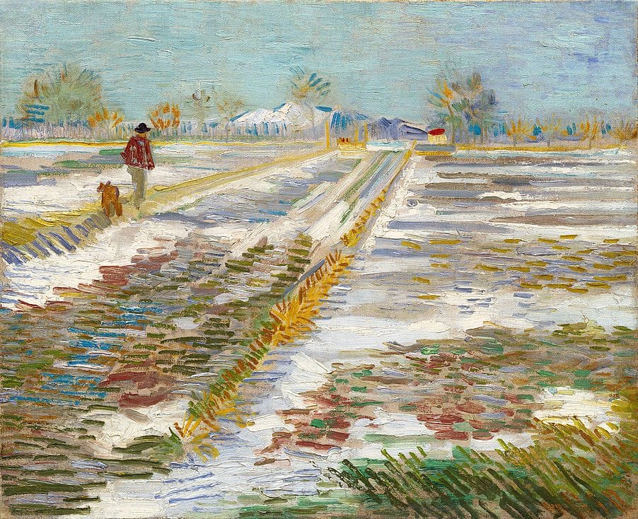Artwork Title: Landscape with Snow (Paysage enneigé)