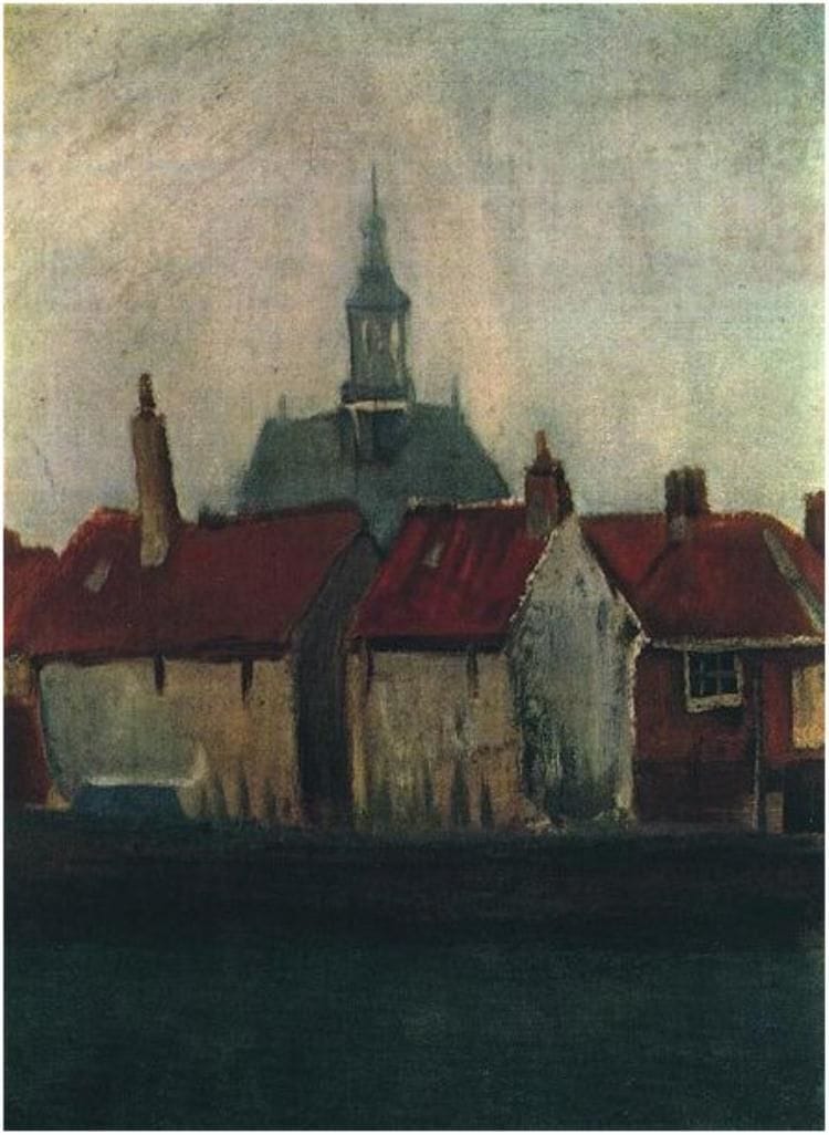 Artwork Title: Cluster Of Old Houses With The New Church In The Hague