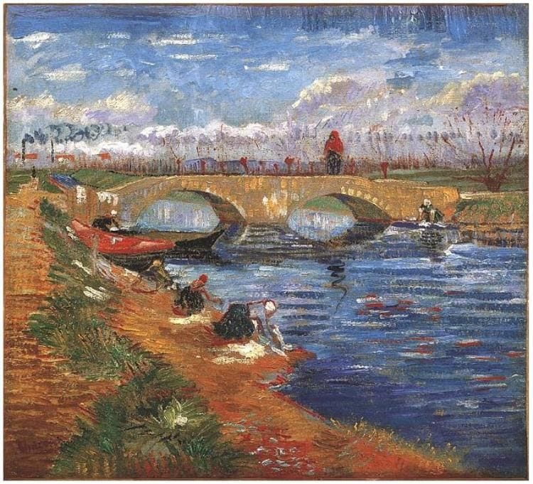 Artwork Title: The Gleize Bridge Over The Vigueirat Canal