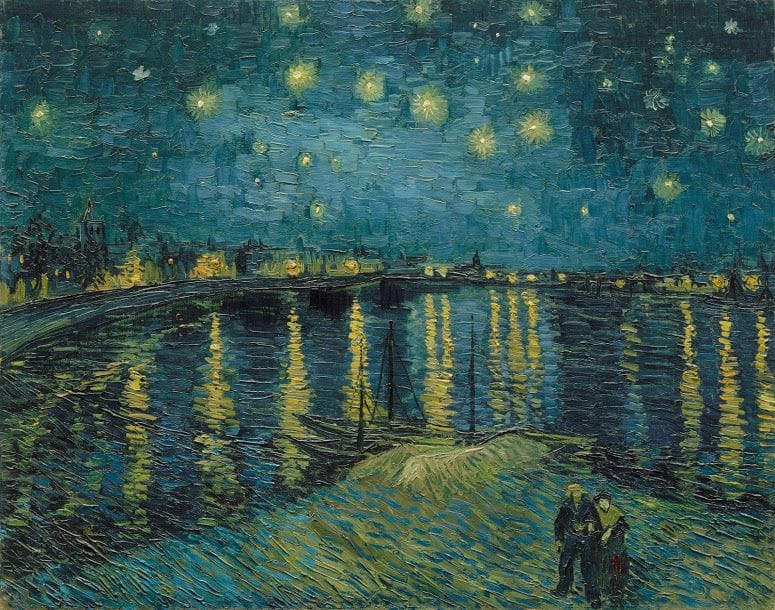Artwork Title: Starry Night Over The Rhone