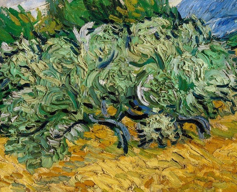 Artwork Title: Wheat Field With Cypresses