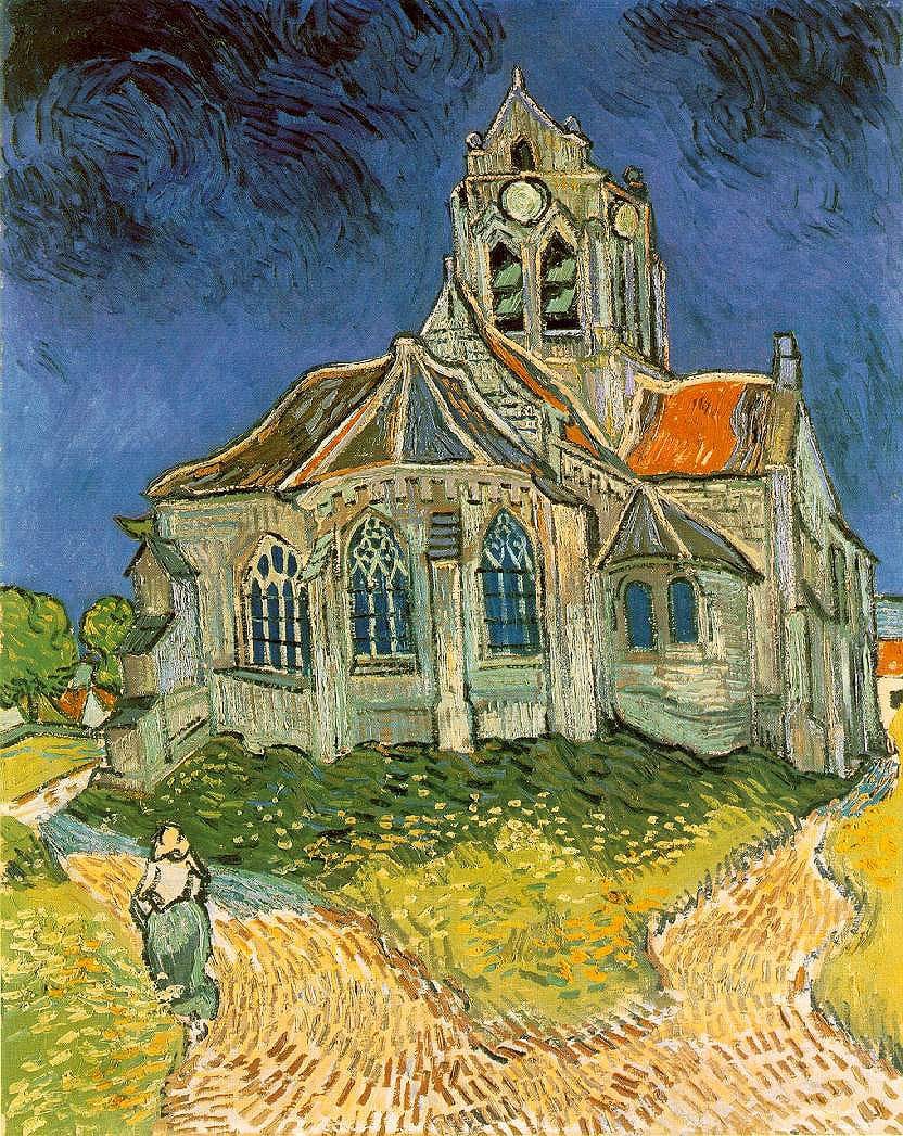 Artwork Title: Church of Auvers-sur-Oise