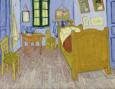 Artwork Title: Bedroom in Arles (third version)
