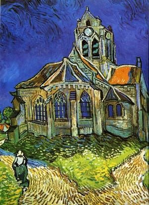 Artwork Title: Church of Auvers-sur-Oise