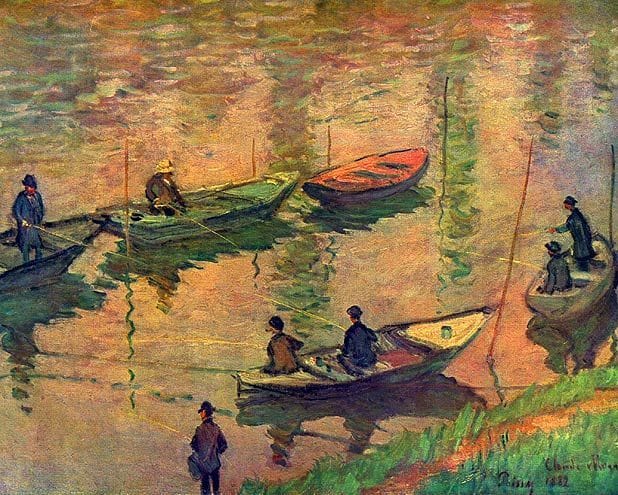 Artwork Title: Pêcheurs sur la Seine à Poissy