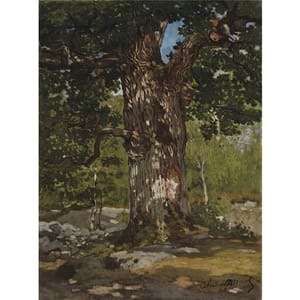Artwork Title: An Oak at Bas-Bréau, the Bodmer