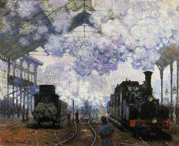 Artwork Title: The Gare Saint-Lazare Train Station