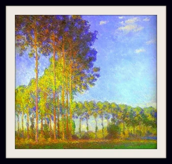 Artwork Title: Poplars Au Bord De L'epte, View From The Marshes