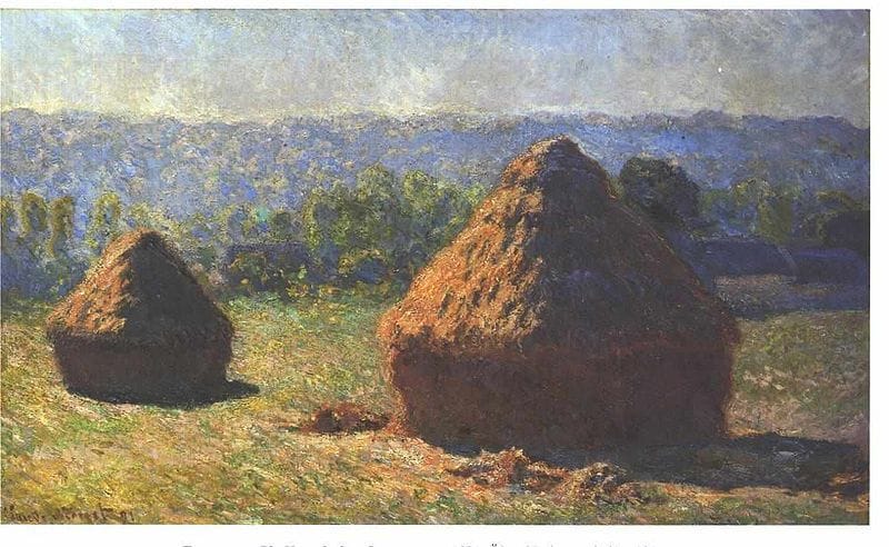 Artwork Title: Haystacks In The Late Summer