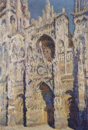 Artwork Title: The Portal Of Rouen Cathedral (soleil), Harmony In Blue And Gold
