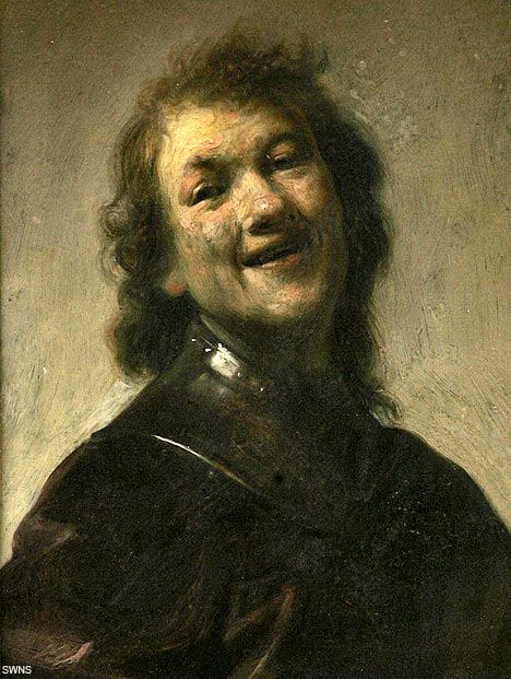 Artwork Title: Self Portrait, The Young Rembrandt as Democrates - the Laughing Philosopher