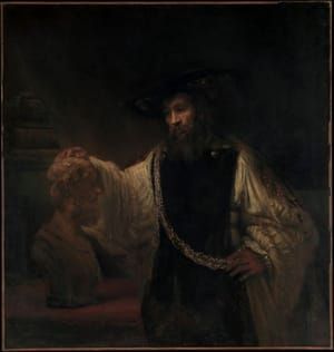 Artwork Title: Aristotle with a Bust of Homer
