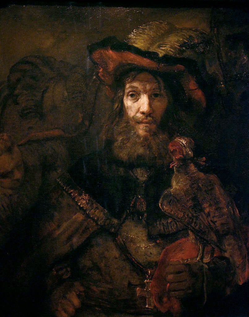 Artwork Title: Knight with a Falcon