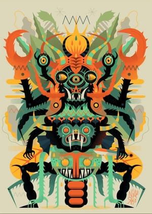 Artwork Title: The Beast in the Garden