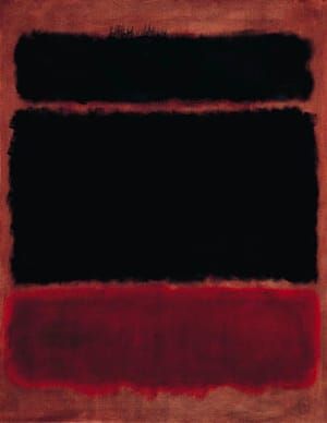 Artwork Title: Black In Deep Red