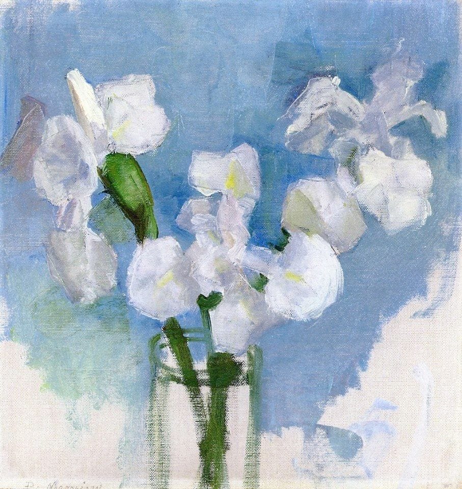 Artwork Title: White Irises