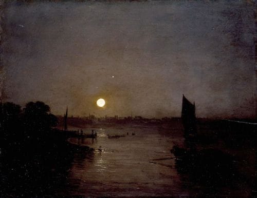 Artwork Title: Moonlight, a Study at Millbank