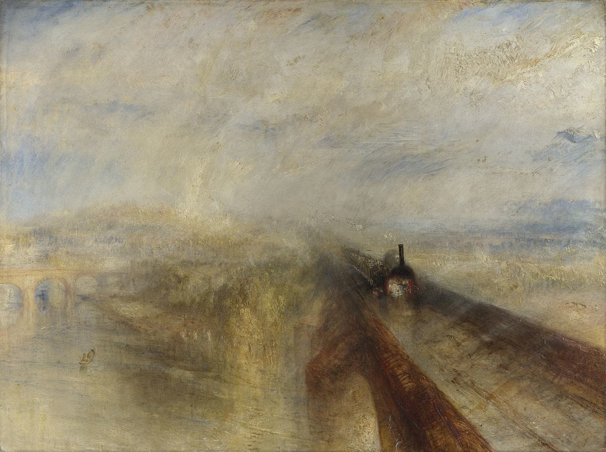 Artwork Title: Rain, Steam and Speed – The Great Western Railway