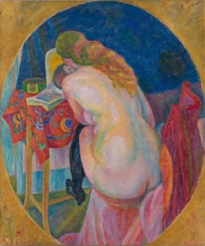 Artwork Title: Nude Woman Reading (Nu à la lecture)