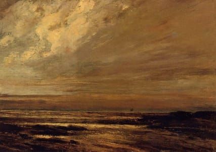 Artwork Title: The Beach at Trouville at Low Tide